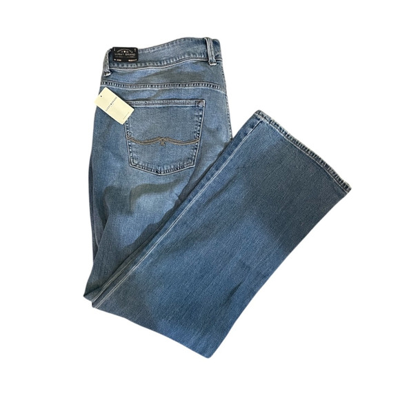 Jeans Lucky Brand 20W Georgia Boot Cut Mid Rise Easy Fit Bootcut Plus Size Women - Picture 1 of 6